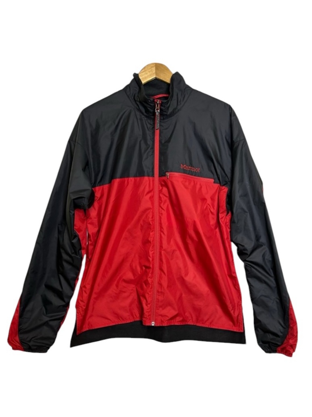 Marmot Fleece Lined Windbreaker Jacket Women’s LARGE Full Zip Hiking Outdoor
